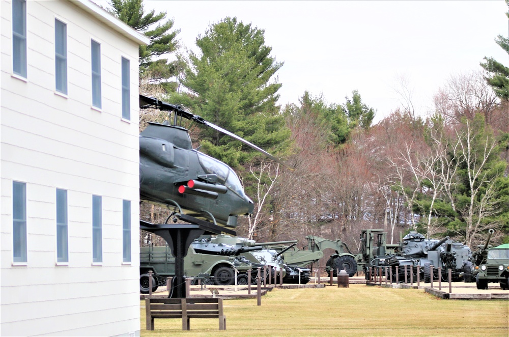 March 2021 views at Fort McCoy's historic Commemorative Area