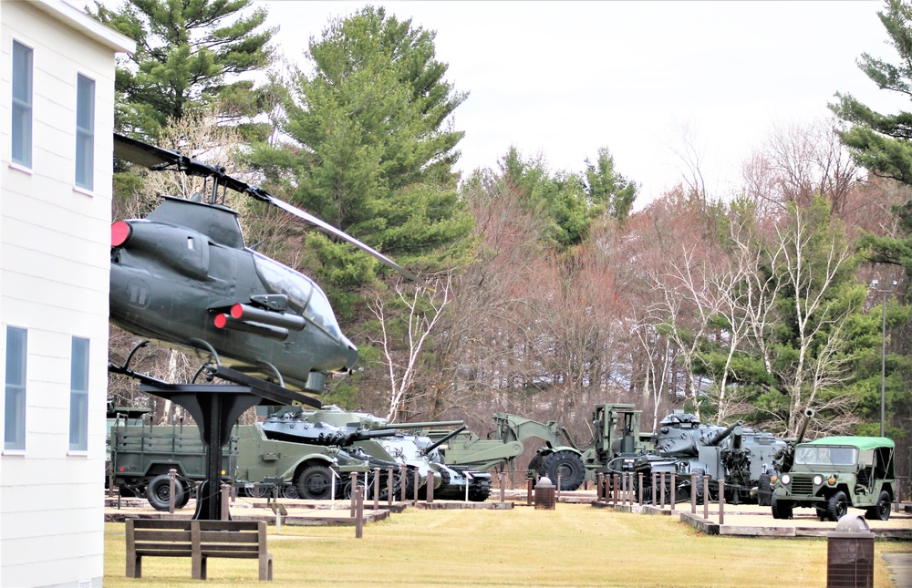 March 2021 views at Fort McCoy's historic Commemorative Area