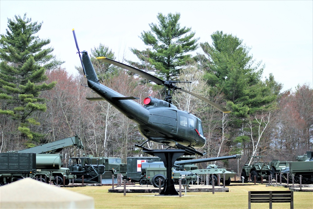 March 2021 views at Fort McCoy's historic Commemorative Area