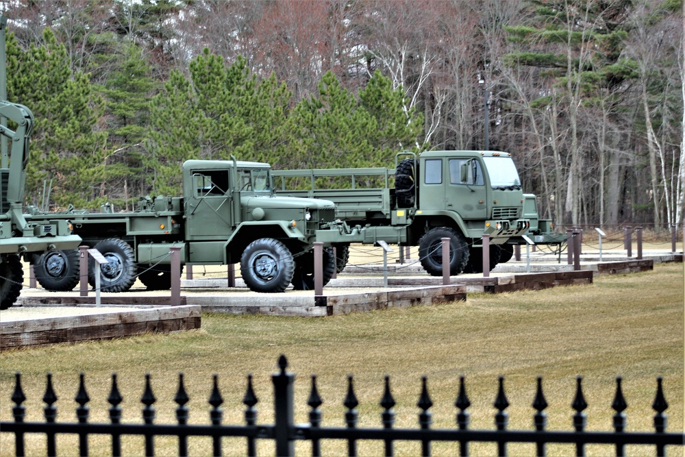 March 2021 views at Fort McCoy's historic Commemorative Area