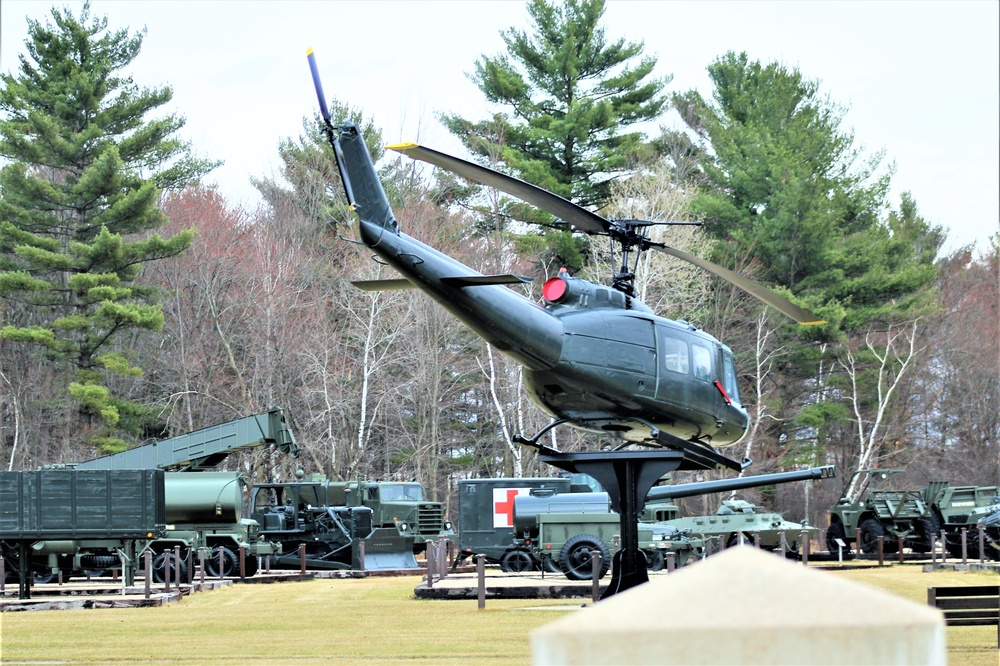 March 2021 views at Fort McCoy's historic Commemorative Area