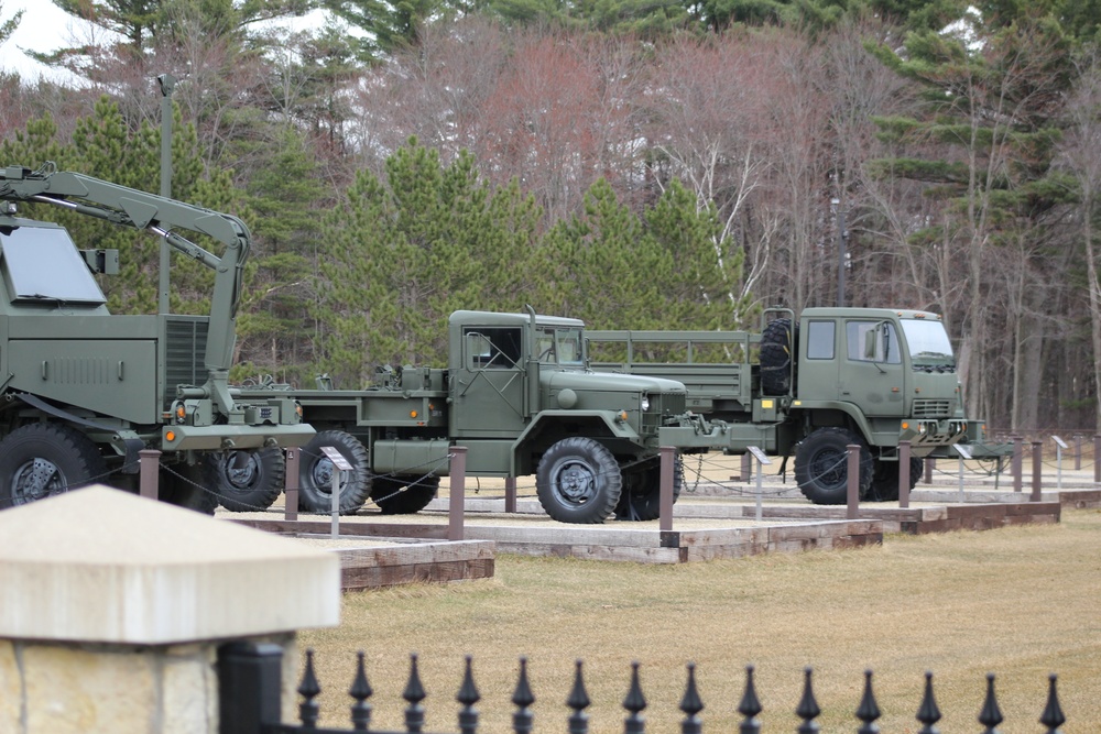 March 2021 views at Fort McCoy's historic Commemorative Area