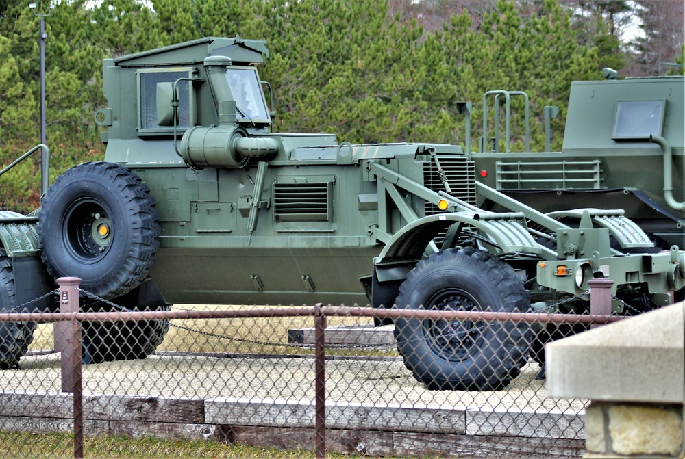 March 2021 views at Fort McCoy's historic Commemorative Area