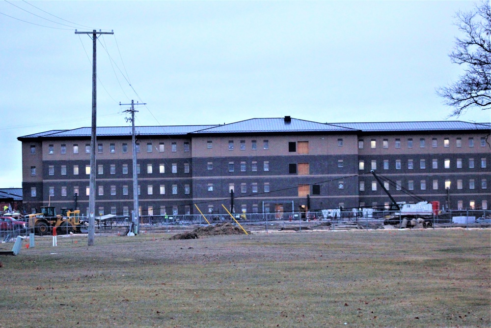 Construction of new, modern barracks building continues at Fort McCoy