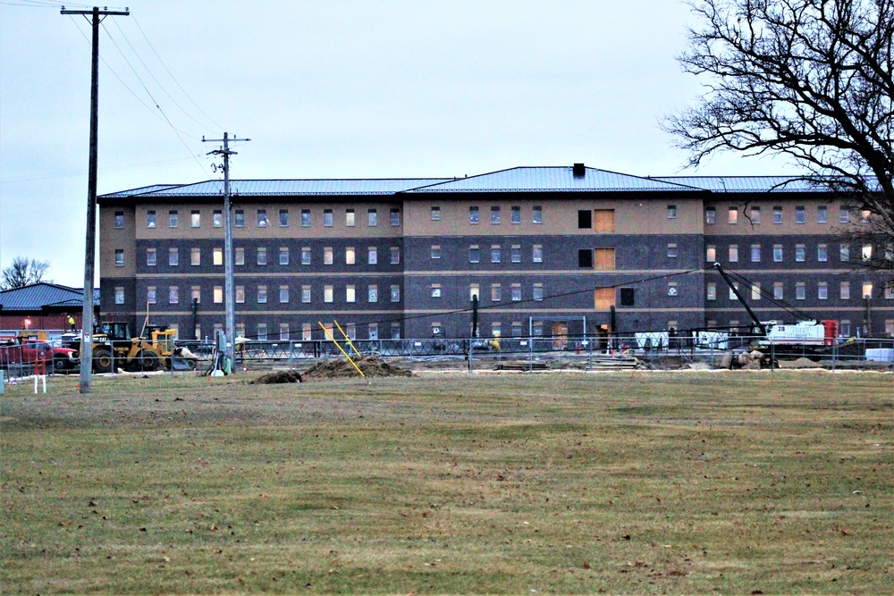 Construction of new, modern barracks building continues at Fort McCoy