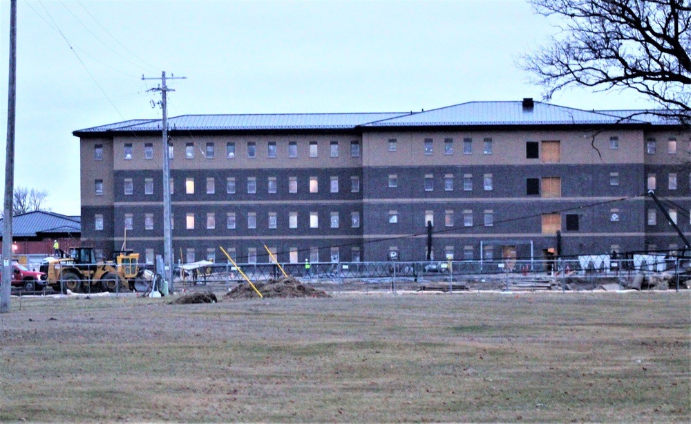 Construction of new, modern barracks building continues at Fort McCoy