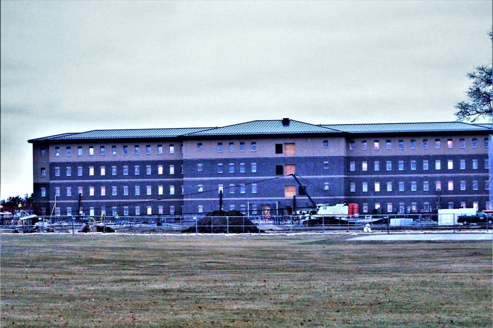 Construction of new, modern barracks building continues at Fort McCoy