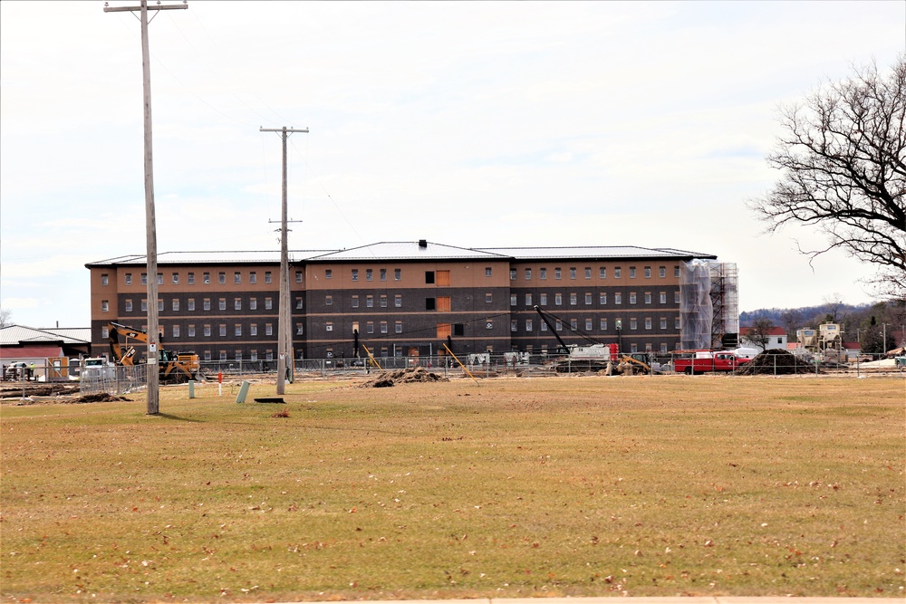 Construction of new, modern barracks building continues at Fort McCoy