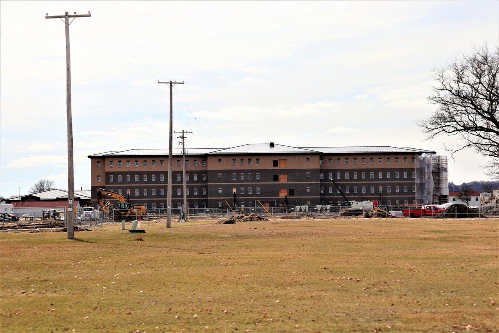 Construction of new, modern barracks building continues at Fort McCoy