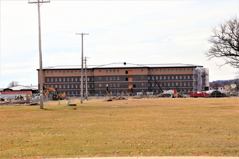 Construction of new, modern barracks building continues at Fort McCoy