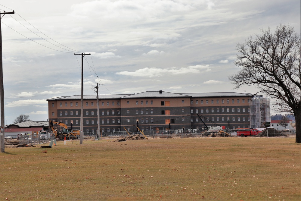 Construction of new, modern barracks building continues at Fort McCoy