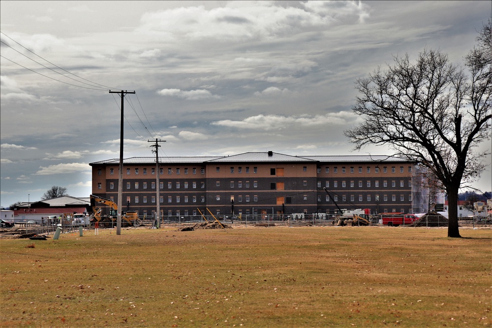 Construction of new, modern barracks building continues at Fort McCoy