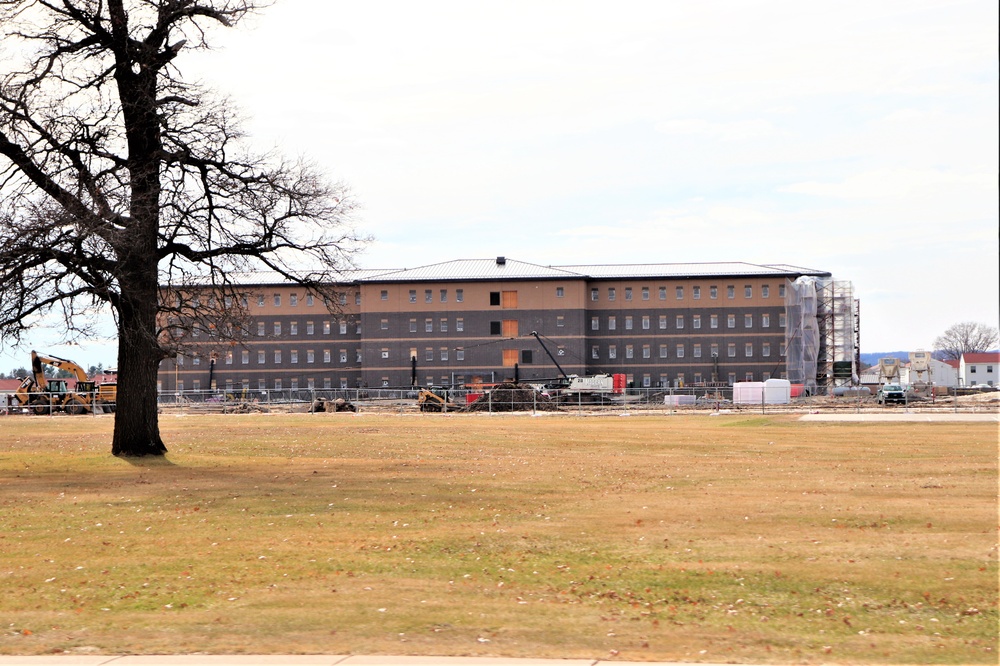 Construction of new, modern barracks building continues at Fort McCoy