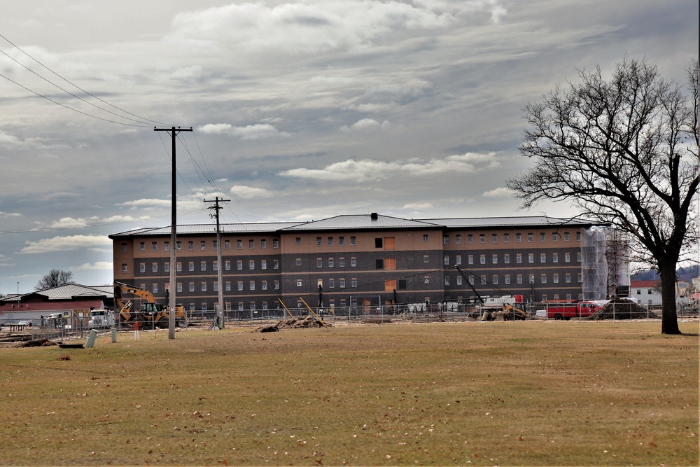 Construction of new, modern barracks building continues at Fort McCoy