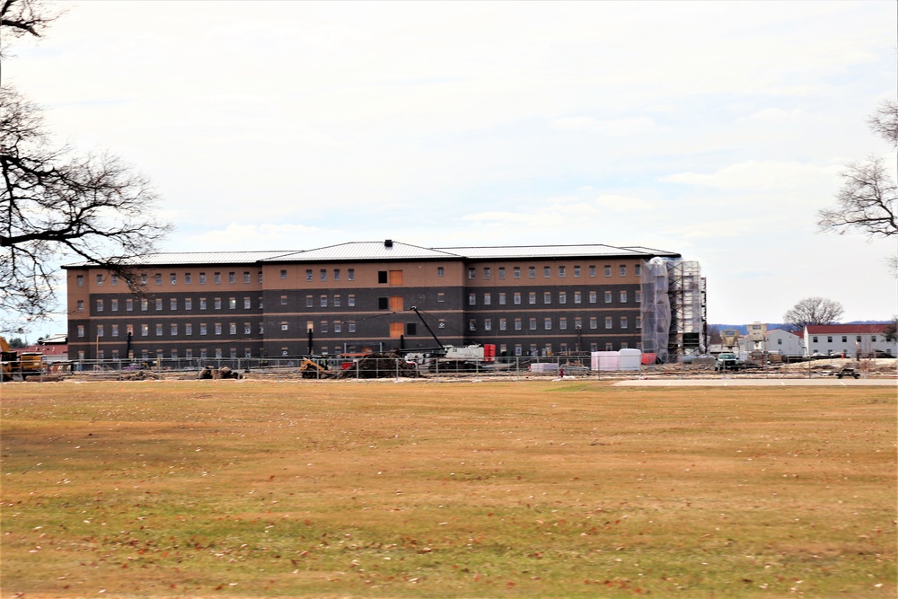 Construction of new, modern barracks building continues at Fort McCoy