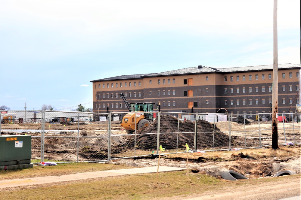 Construction of new, modern barracks building continues at Fort McCoy