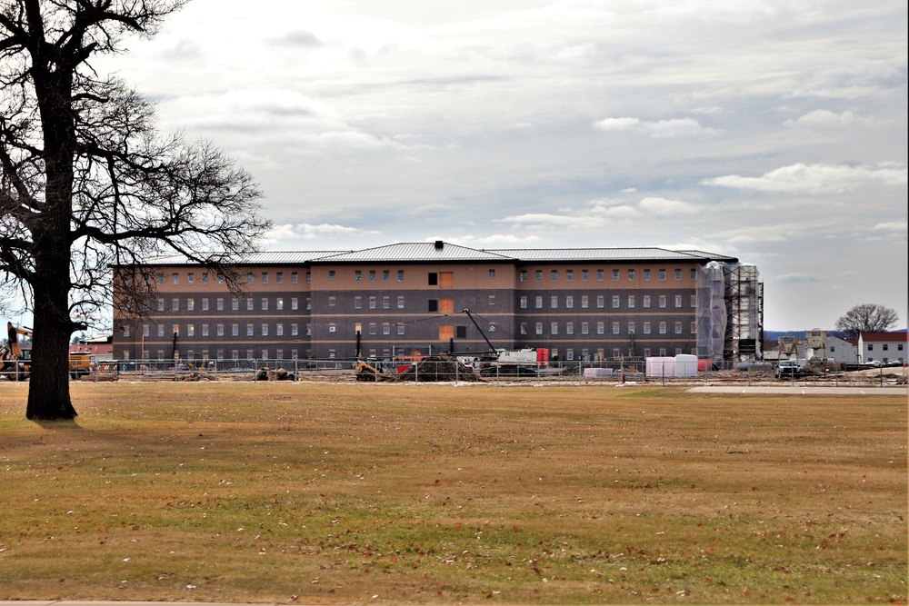 Construction of new, modern barracks building continues at Fort McCoy