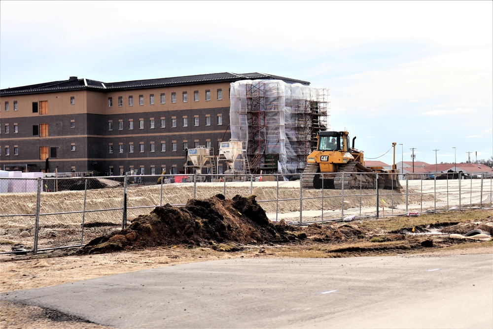 Construction of new, modern barracks building continues at Fort McCoy