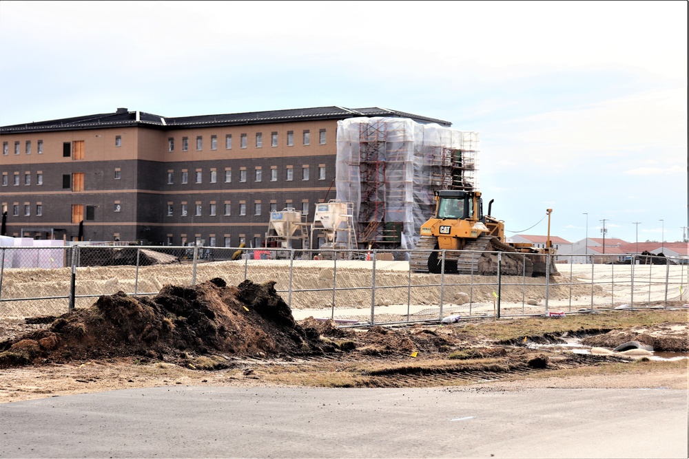 Construction of new, modern barracks building continues at Fort McCoy