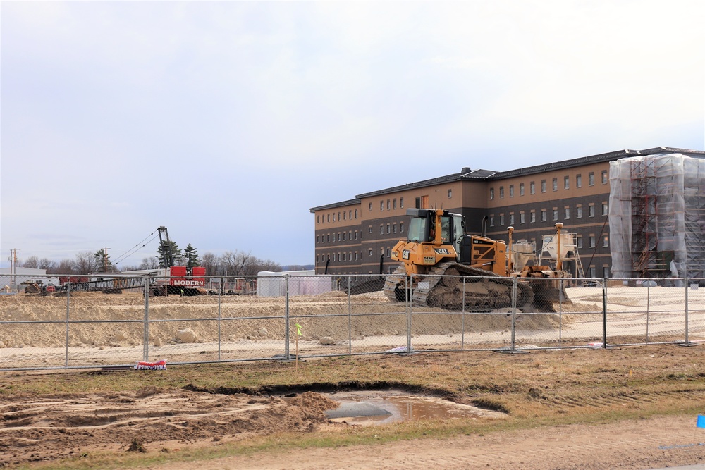 Construction of new, modern barracks building continues at Fort McCoy