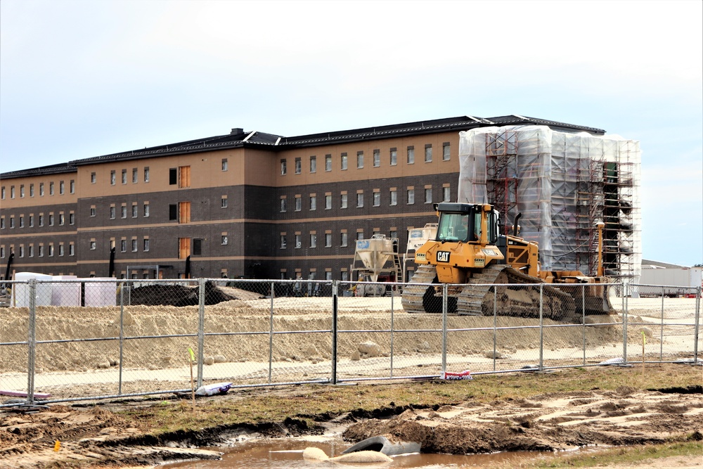 Construction of new, modern barracks building continues at Fort McCoy