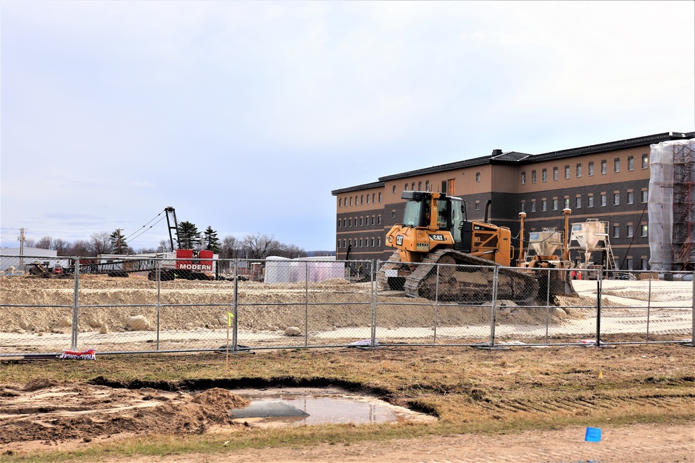 Construction of new, modern barracks building continues at Fort McCoy