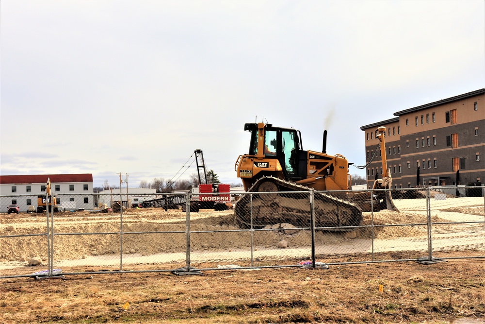 Construction of new, modern barracks building continues at Fort McCoy