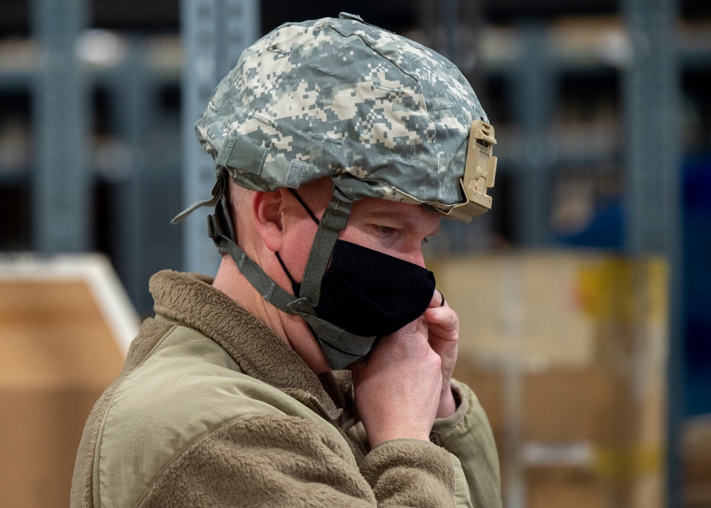 124th Logistics Readiness Squadron Runs Deployment Line for Presidential Inauguration