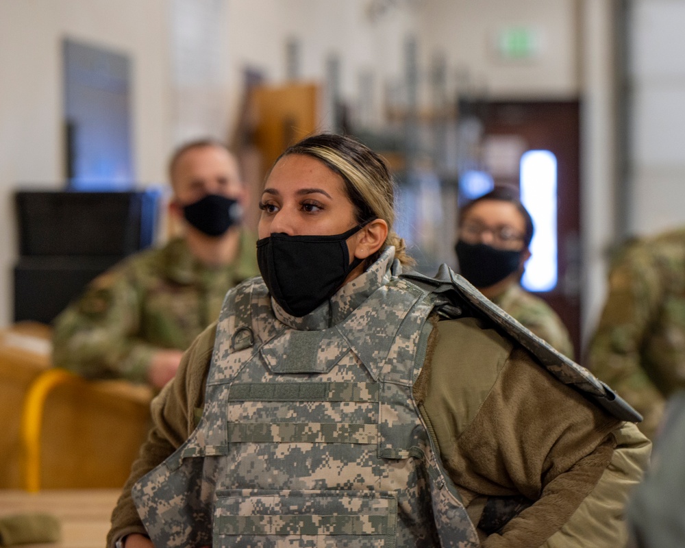 124th Logistics Readiness Squadron Runs Deployment Line for Presidential Inauguration