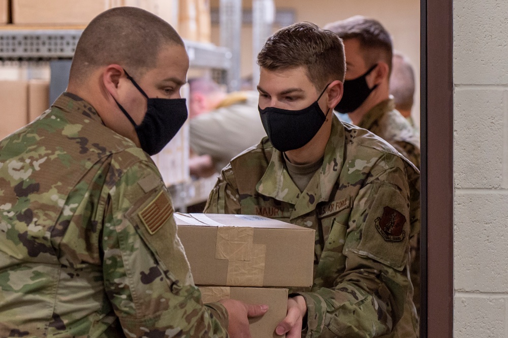 124th Logistics Readiness Squadron Runs Deployment Line for Presidential Inauguration