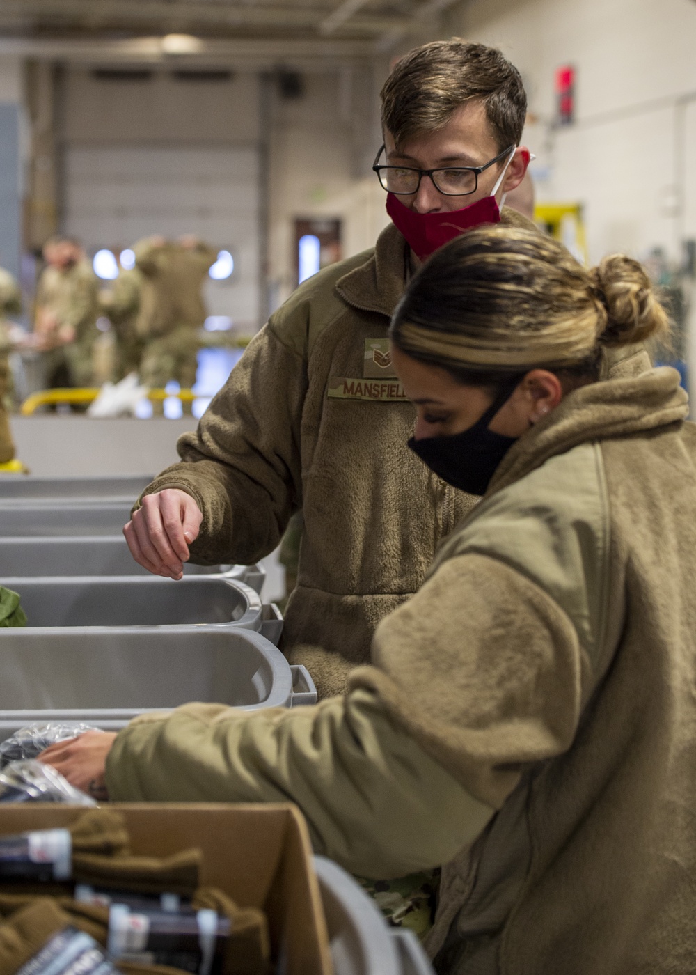 124th Logistics Readiness Squadron Runs Deployment Line for Presidential Inauguration