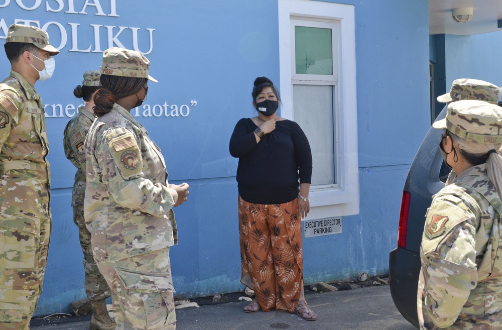 Andersen AFB community provides essentials to Guam’s Alee Shelter