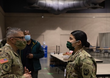 Joint Task Force Civil Support Commanding General tours Community Vaccination Center in Philadelphia