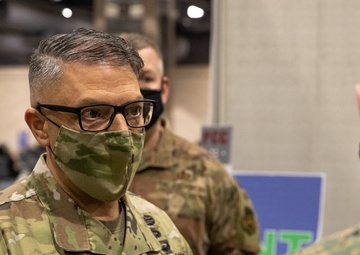 Joint Task Force Civil Support Commanding General tours Community Vaccination Center in Philadelphia