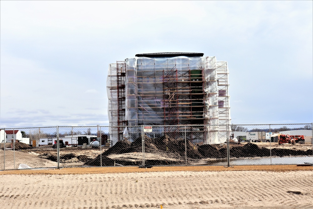 Construction of new, modern barracks building continues at Fort McCoy