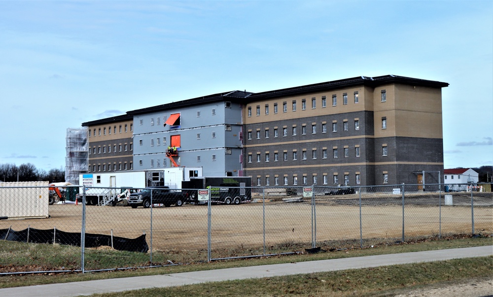 Construction of new, modern barracks building continues at Fort McCoy