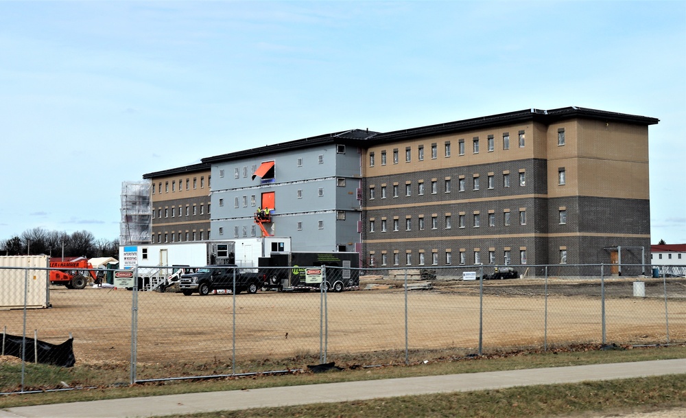 Construction of new, modern barracks building continues at Fort McCoy