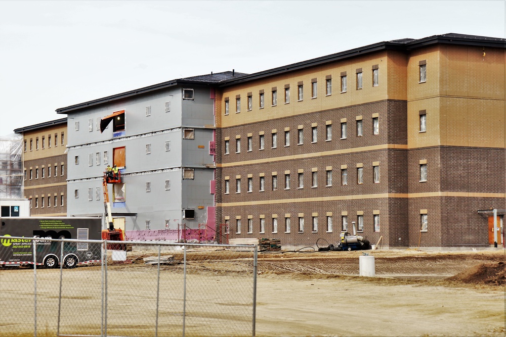 Construction of new, modern barracks building continues at Fort McCoy