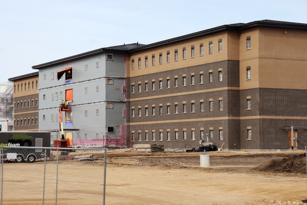 Construction of new, modern barracks building continues at Fort McCoy