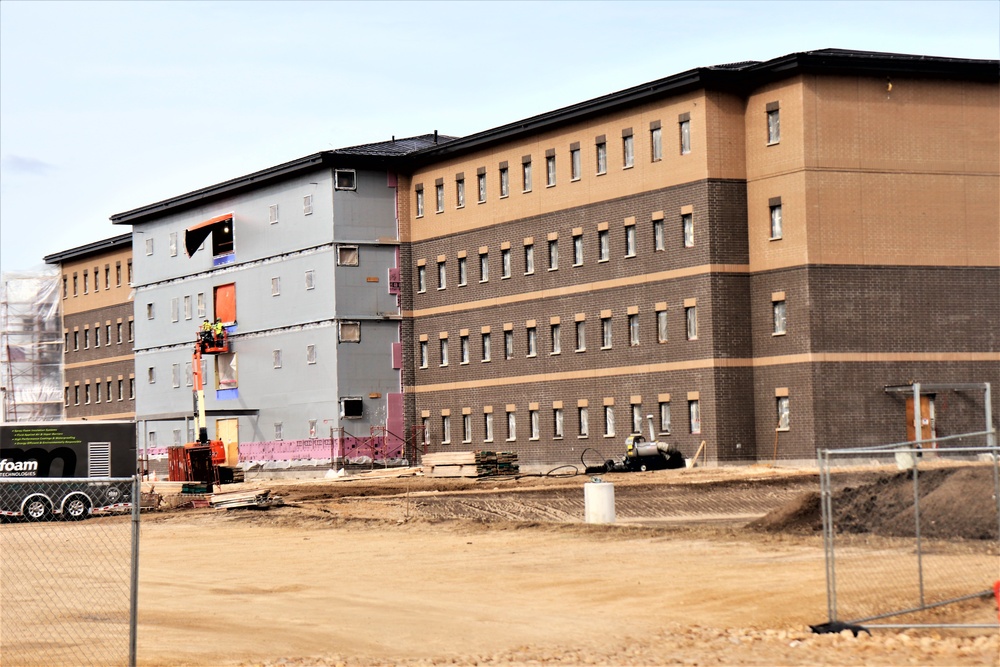 Construction of new, modern barracks building continues at Fort McCoy