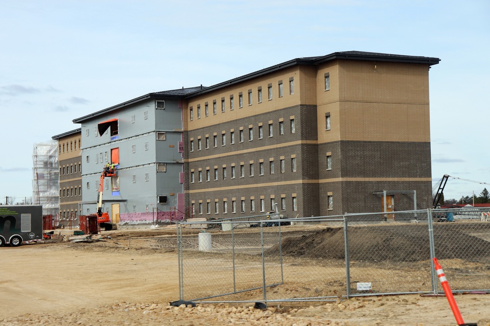 Construction of new, modern barracks building continues at Fort McCoy