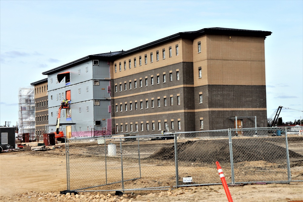 Construction of new, modern barracks building continues at Fort McCoy