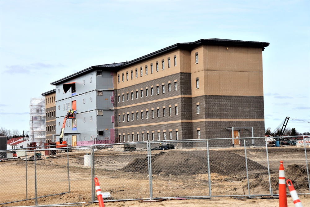 Construction of new, modern barracks building continues at Fort McCoy