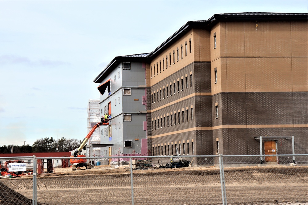 Construction of new, modern barracks building continues at Fort McCoy