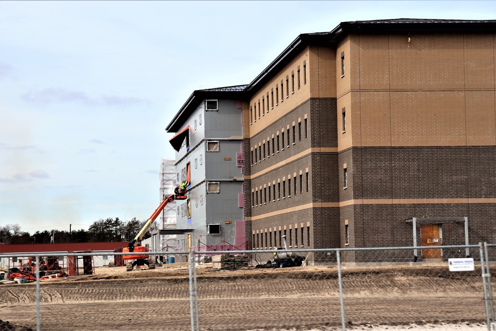 Construction of new, modern barracks building continues at Fort McCoy