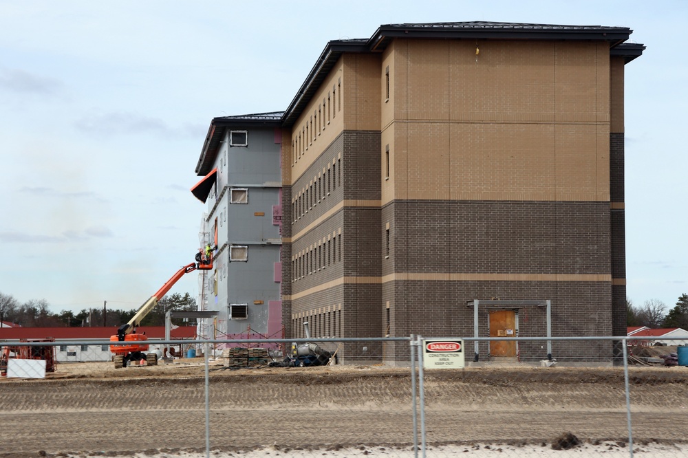 Construction of new, modern barracks building continues at Fort McCoy