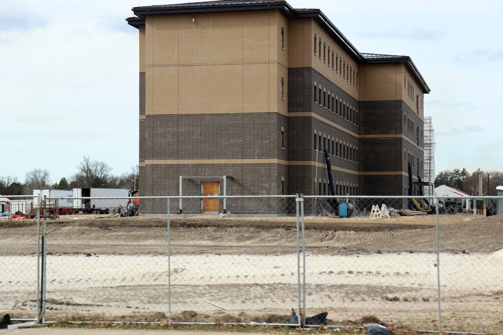 Construction of new, modern barracks building continues at Fort McCoy