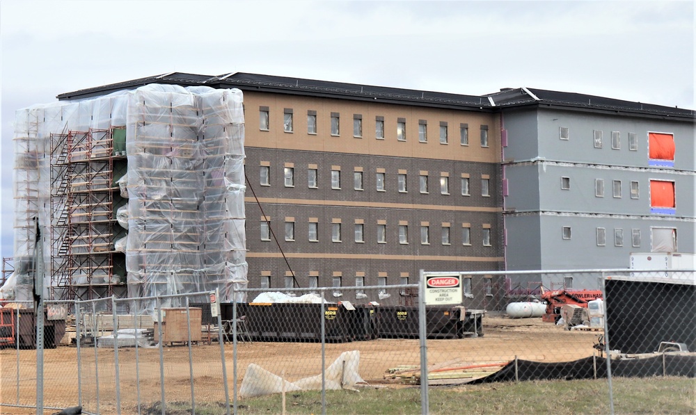 Construction of new, modern barracks building continues at Fort McCoy