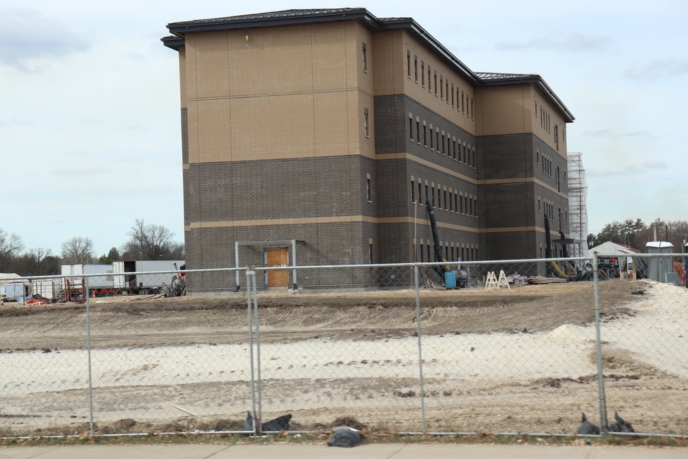 Construction of new, modern barracks building continues at Fort McCoy