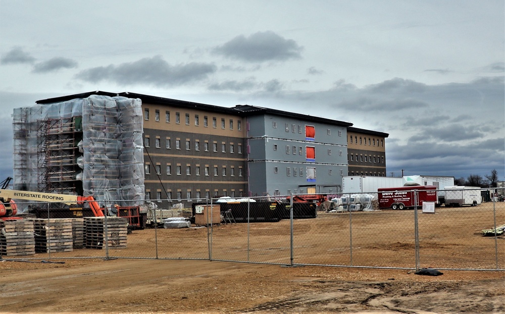 Construction of new, modern barracks building continues at Fort McCoy